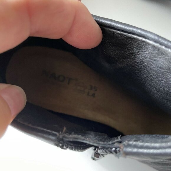 Naot Black Advance Bootie Boot euro 35 US4 - Picture 6 of 6